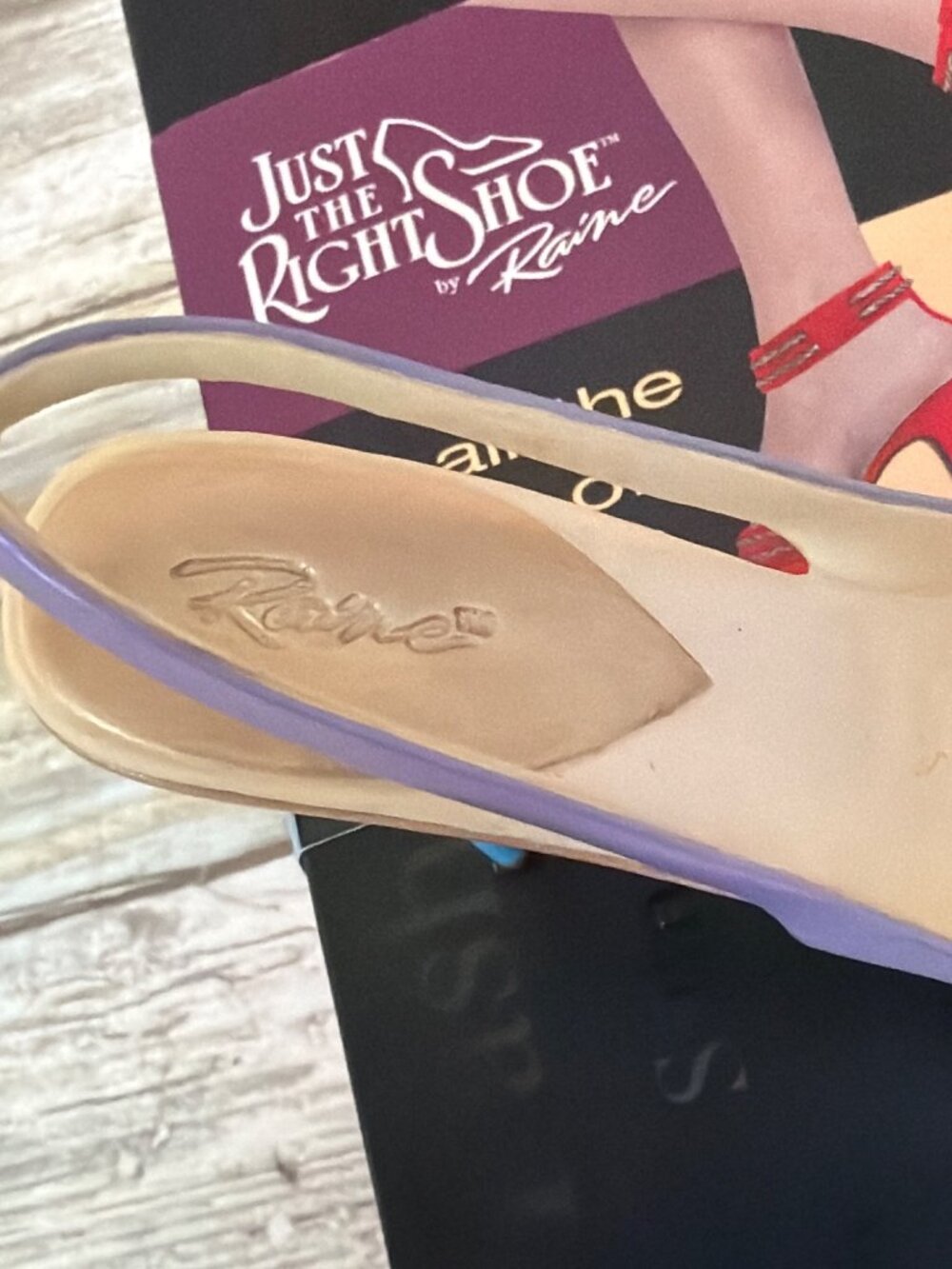Just The Right Shoe Raine 2004 Dance Til Dawn Mini Shoe Used w/ Box COA #25476 - Picture 7 of 12